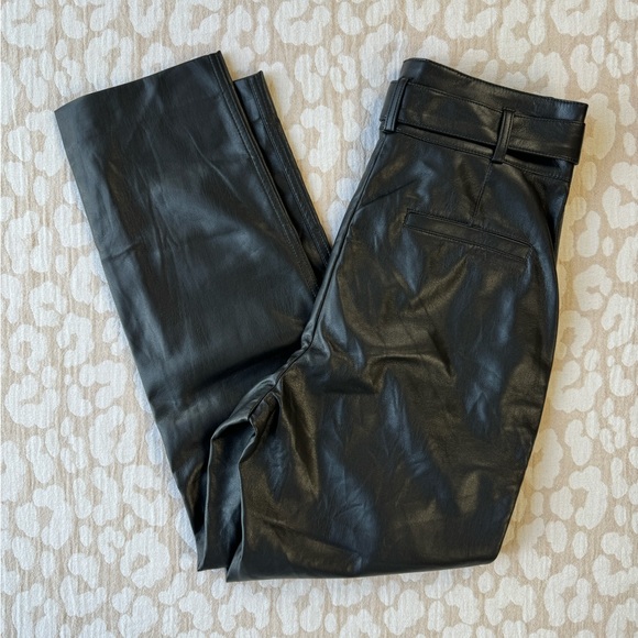 *SOLD ON INSTAGRAM* Babaton Vegan Leather Pants - Picture 3 of 4